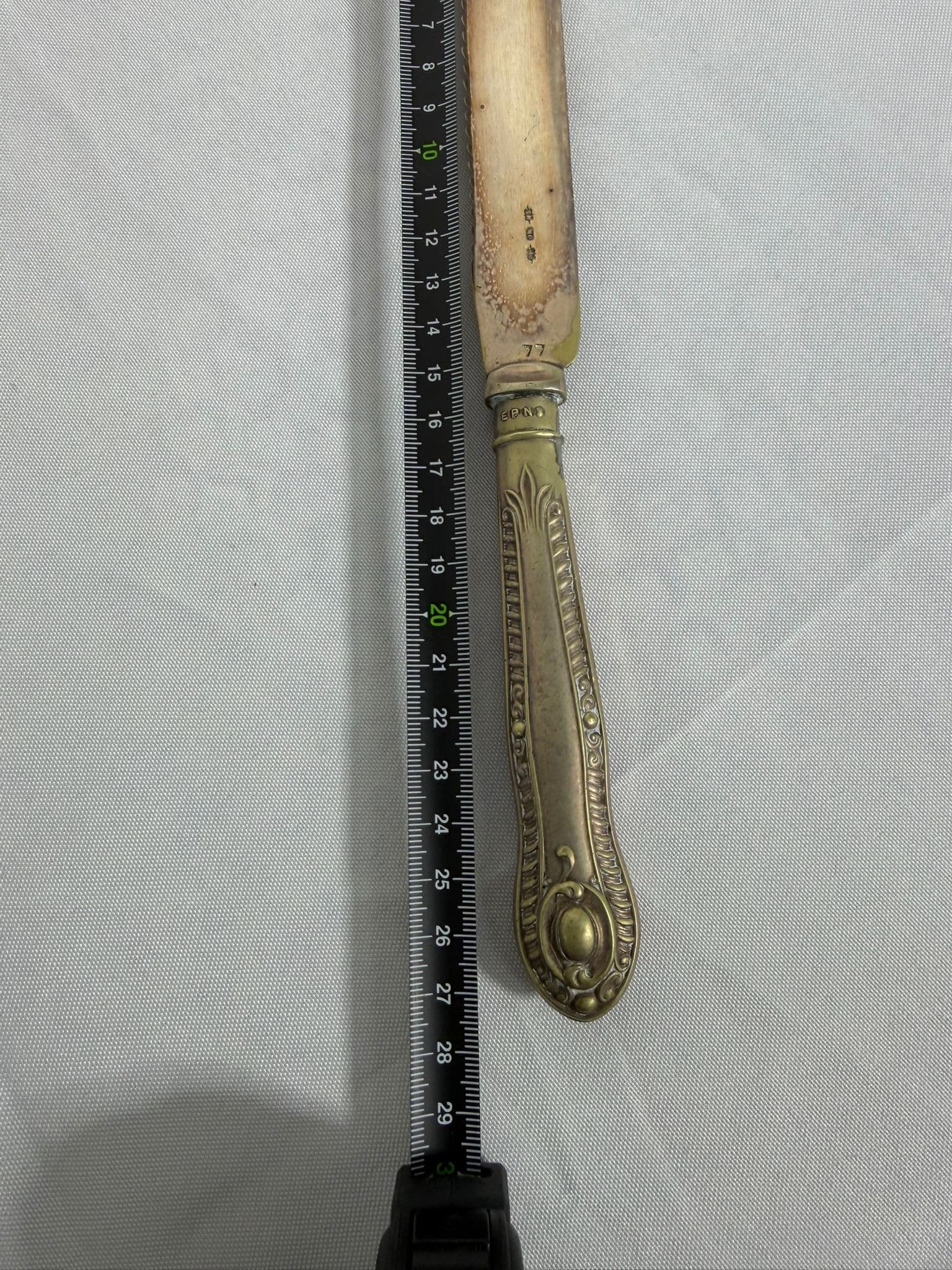 Vintage Ornate EPNS Butter Knife Decorative Antique Tableware — photo 8 of 9