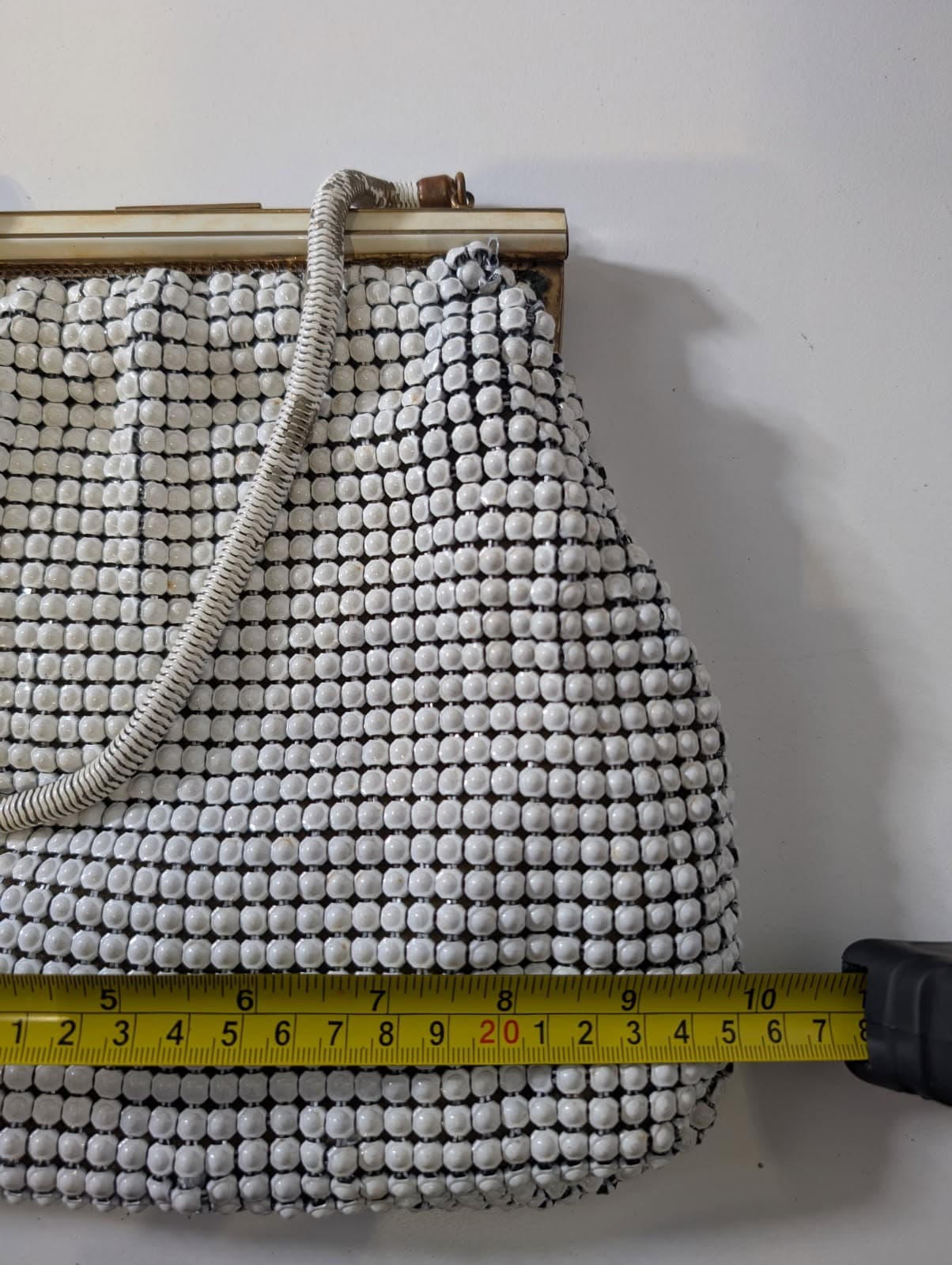 Vintage Oroton Enamel Mesh Clutch Bag - Made In West Germany — photo 4 of 9