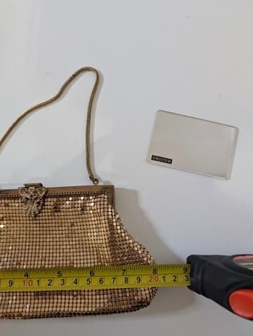 Vintage Oroton Gold Tone Mesh Evening Handbag - Made In West Germany — photo 3 of 10