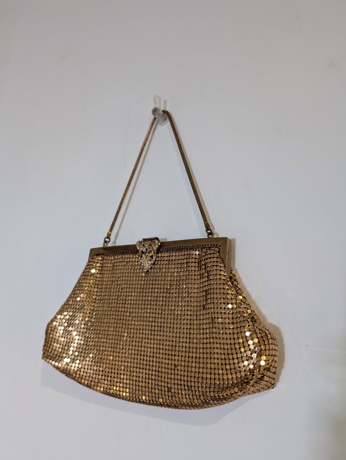 Vintage Oroton Gold Tone Mesh Evening Handbag - Made In West Germany — photo 4 of 10