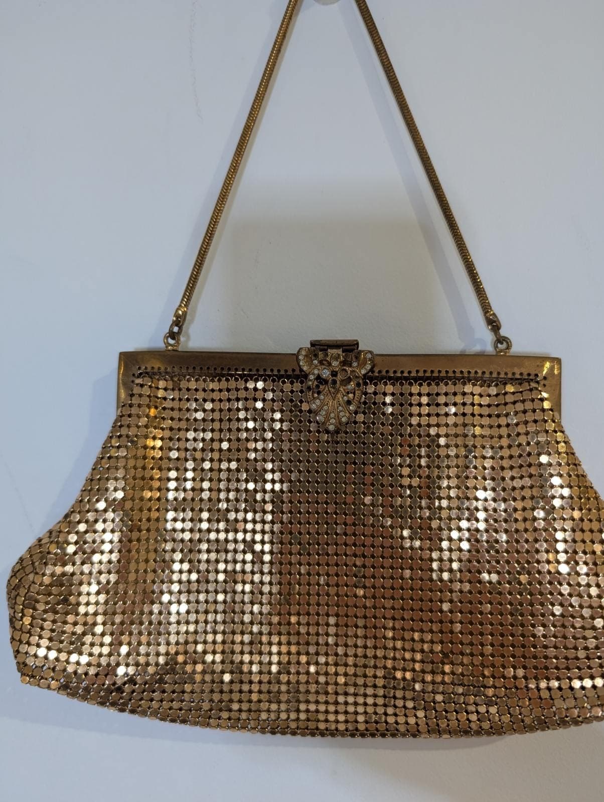 Vintage Oroton Gold Tone Mesh Evening Handbag - Made In West Germany — photo 5 of 10