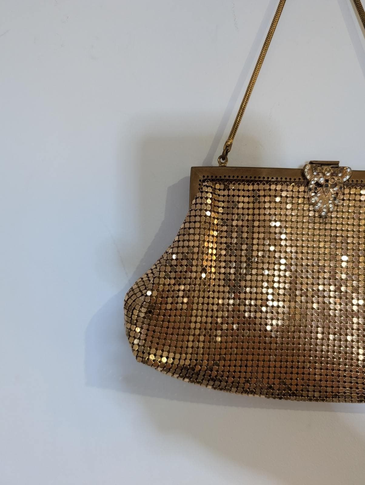 Vintage Oroton Gold Tone Mesh Evening Handbag - Made In West Germany — photo 6 of 10