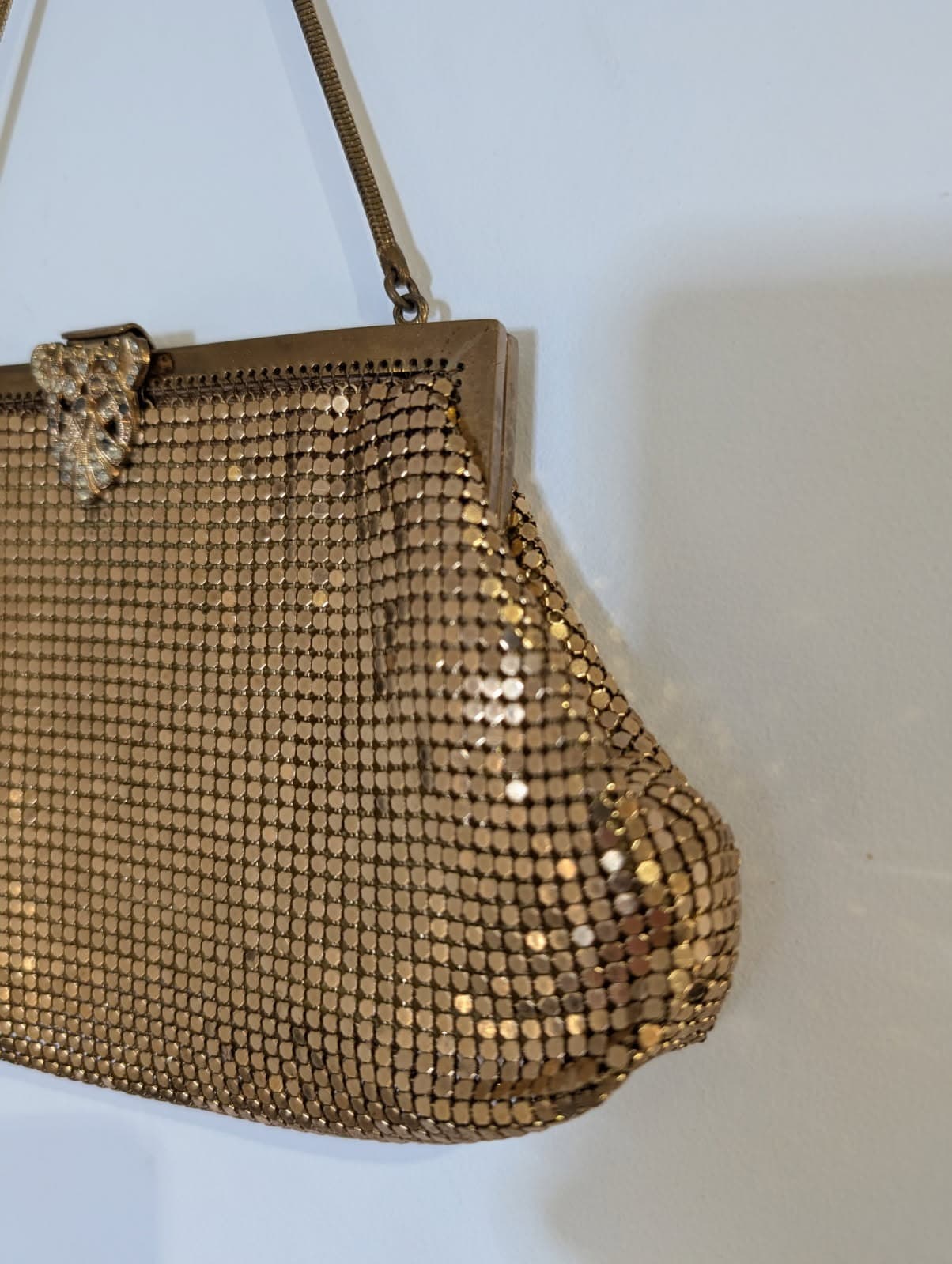 Vintage Oroton Gold Tone Mesh Evening Handbag - Made In West Germany — photo 7 of 10
