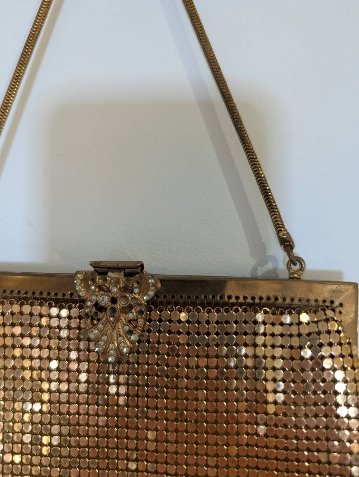 Vintage Oroton Gold Tone Mesh Evening Handbag - Made In West Germany — photo 8 of 10