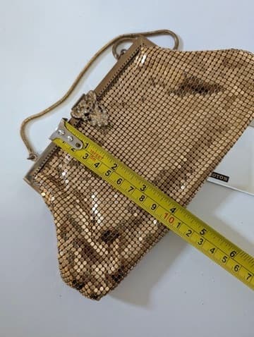 Vintage Oroton Gold Tone Mesh Evening Handbag - Made In West Germany — photo 10 of 10