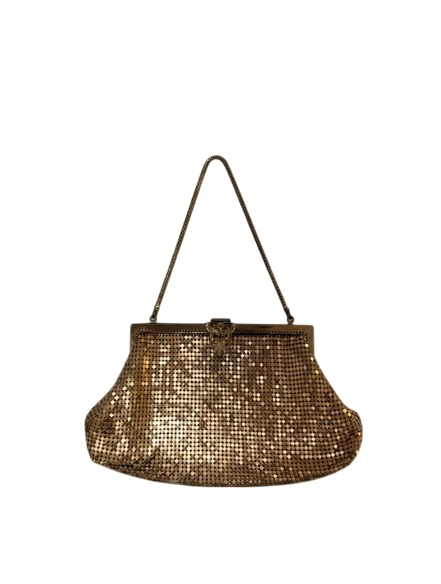Vintage Oroton Gold Tone Mesh Evening Handbag - Made In West Germany — photo 1 of 10