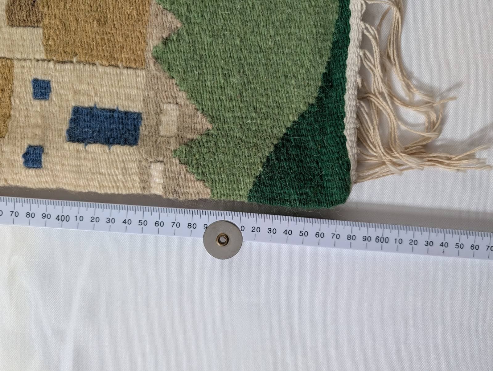 Vintage Roka Athens Handwoven Greek Village Tapestry Wall Hanging — photo 2 of 7