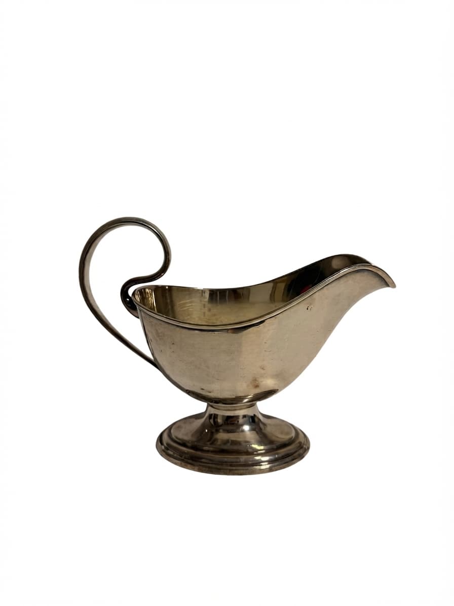Vintage Silver-Plated Gravy Boat Pedestal Base — photo 1 of 9