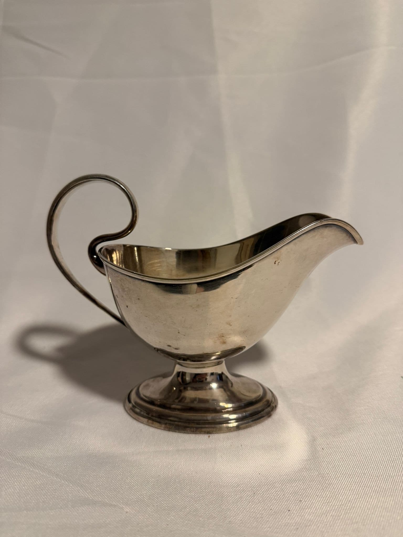Vintage Silver-Plated Gravy Boat Pedestal Base — photo 4 of 9