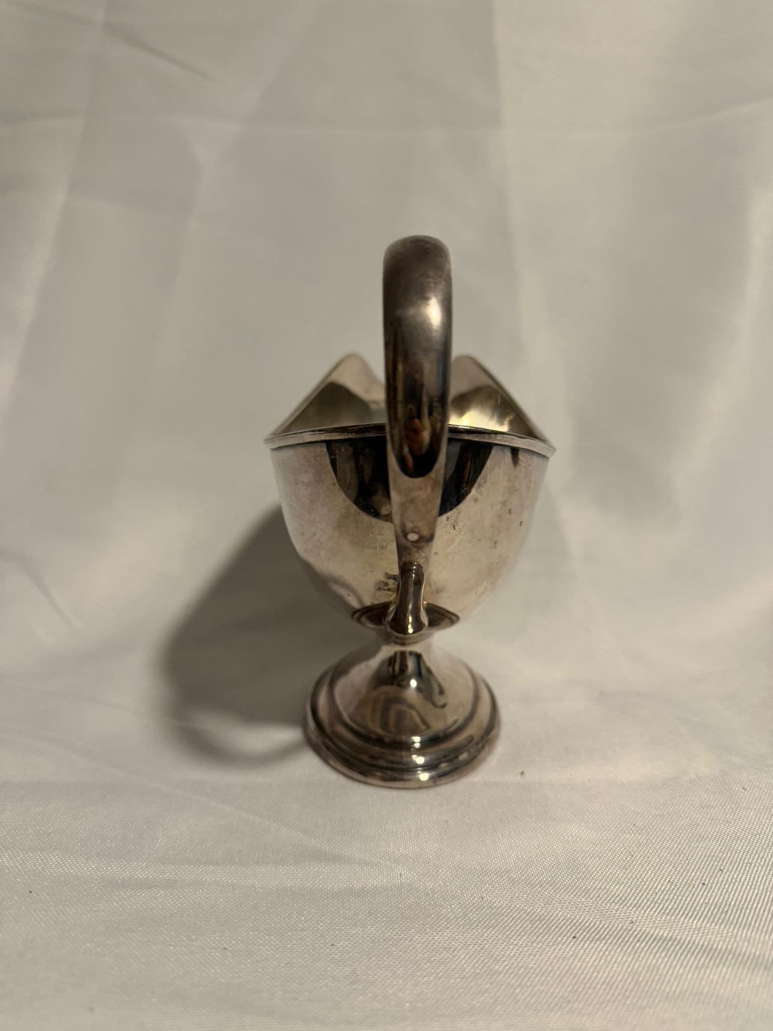 Vintage Silver-Plated Gravy Boat Pedestal Base — photo 5 of 9