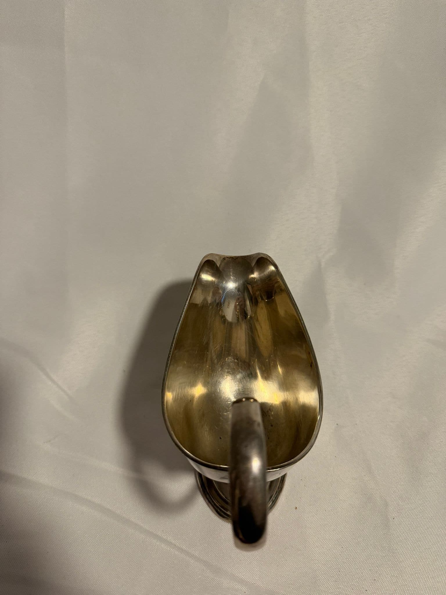 Vintage Silver-Plated Gravy Boat Pedestal Base — photo 6 of 9