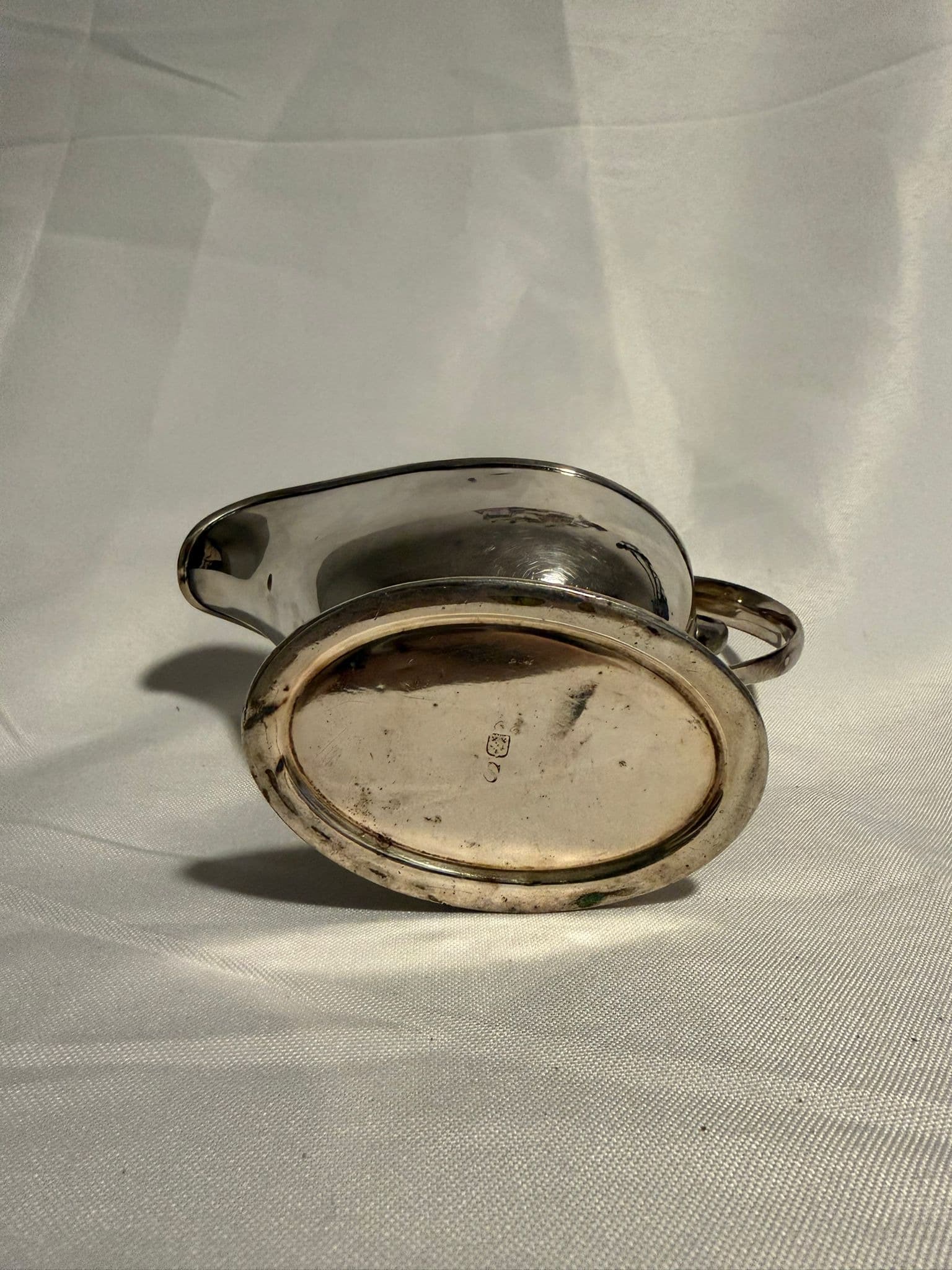 Vintage Silver-Plated Gravy Boat Pedestal Base — photo 7 of 9