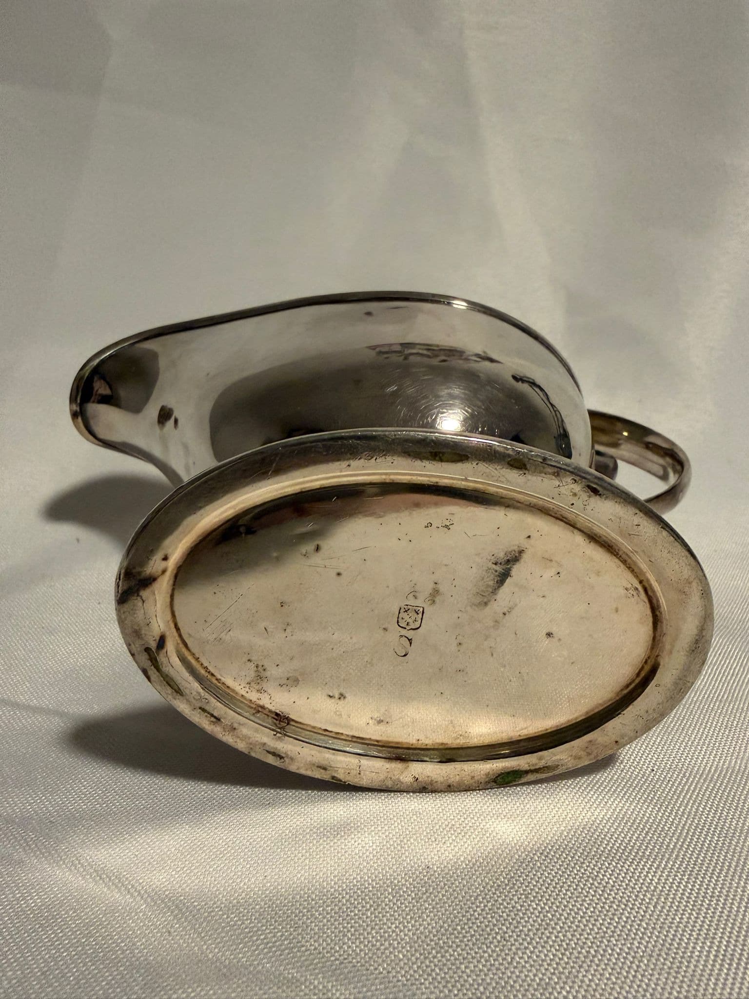 Vintage Silver-Plated Gravy Boat Pedestal Base — photo 9 of 9