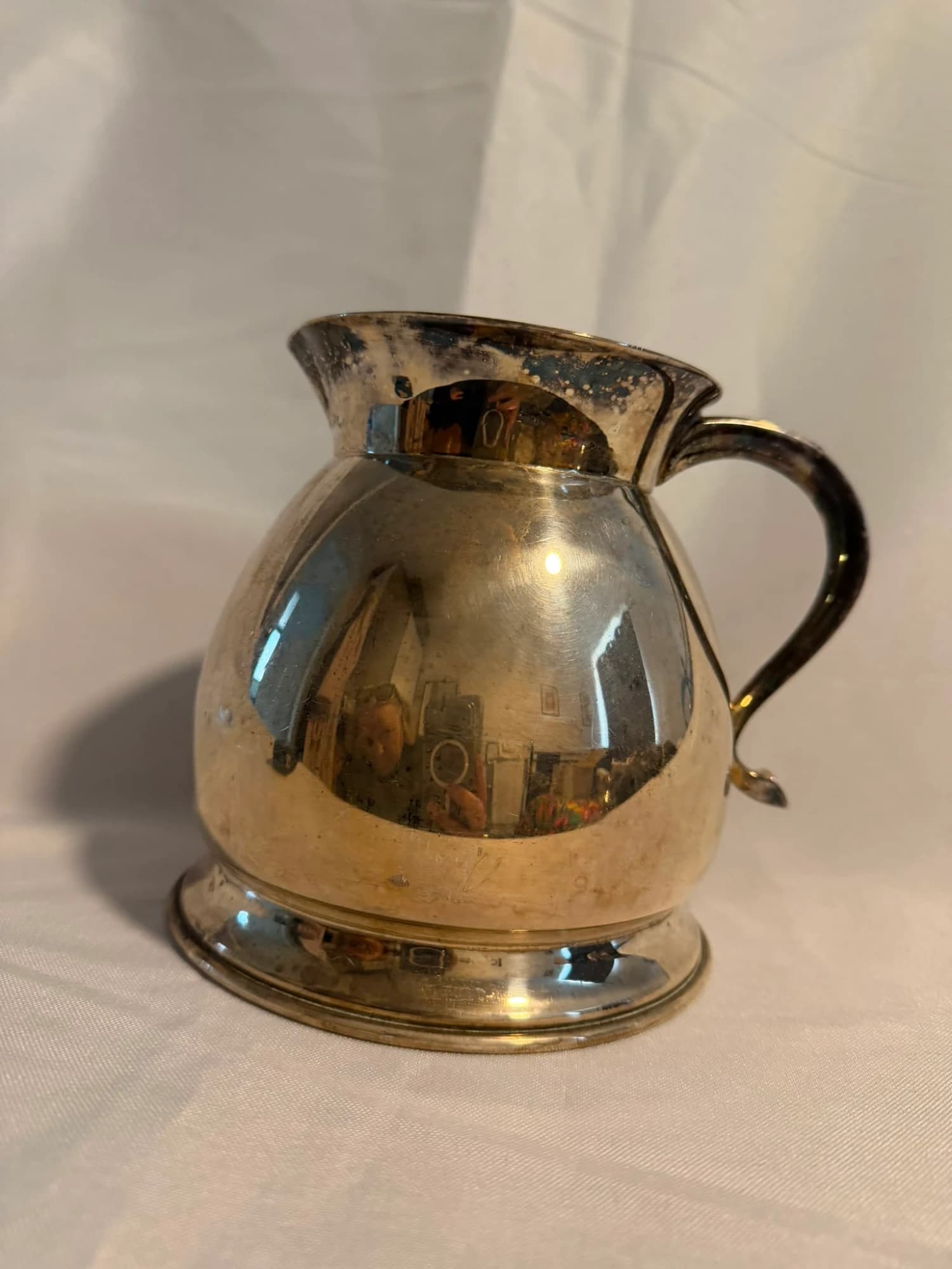 Vintage Silver Plated Iced Water Jug USA Serving Pitcher Marked Plate — photo 2 of 9