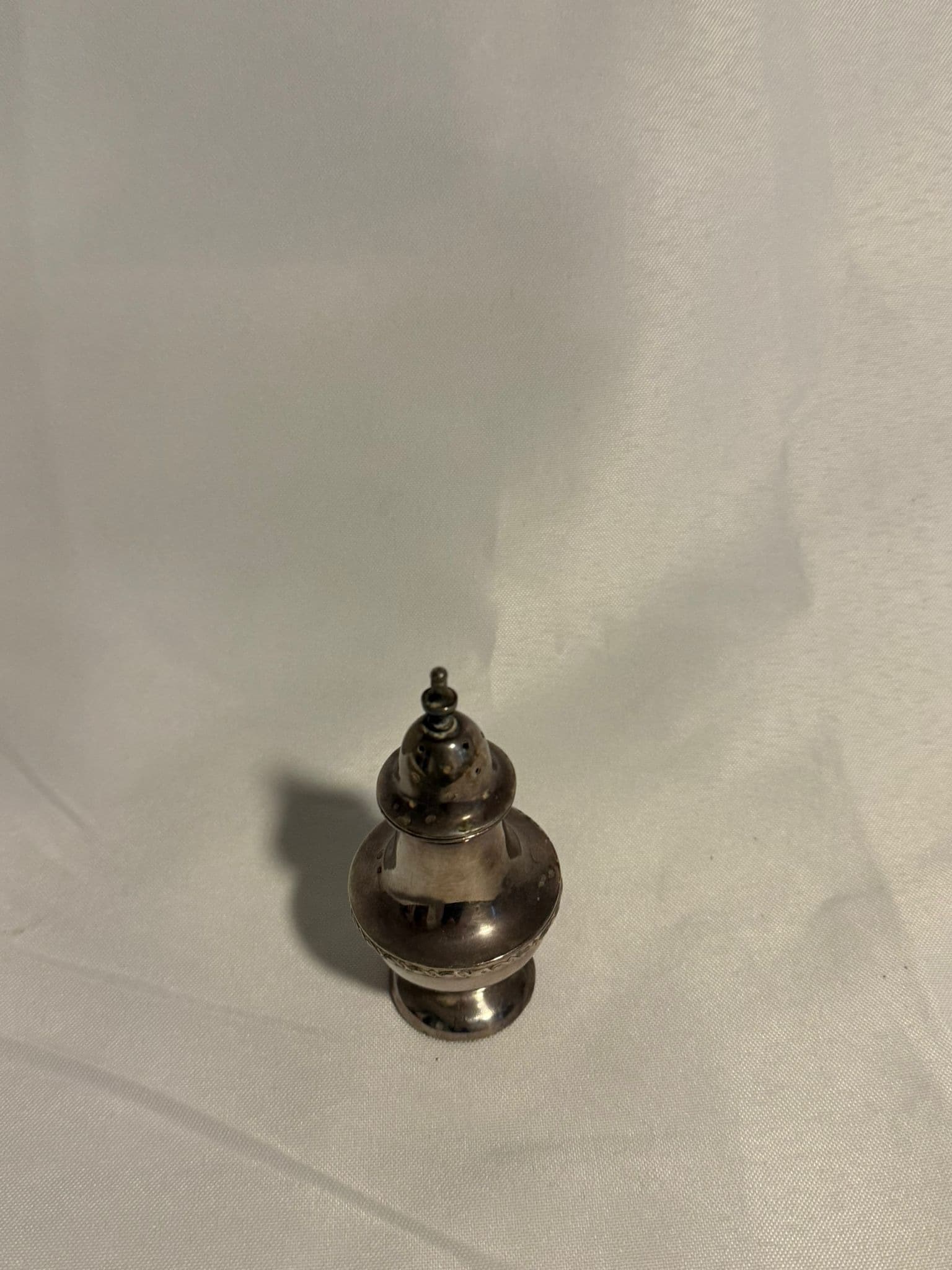 Vintage Silver Plated Shaker Decorative Baluster Form — photo 2 of 7