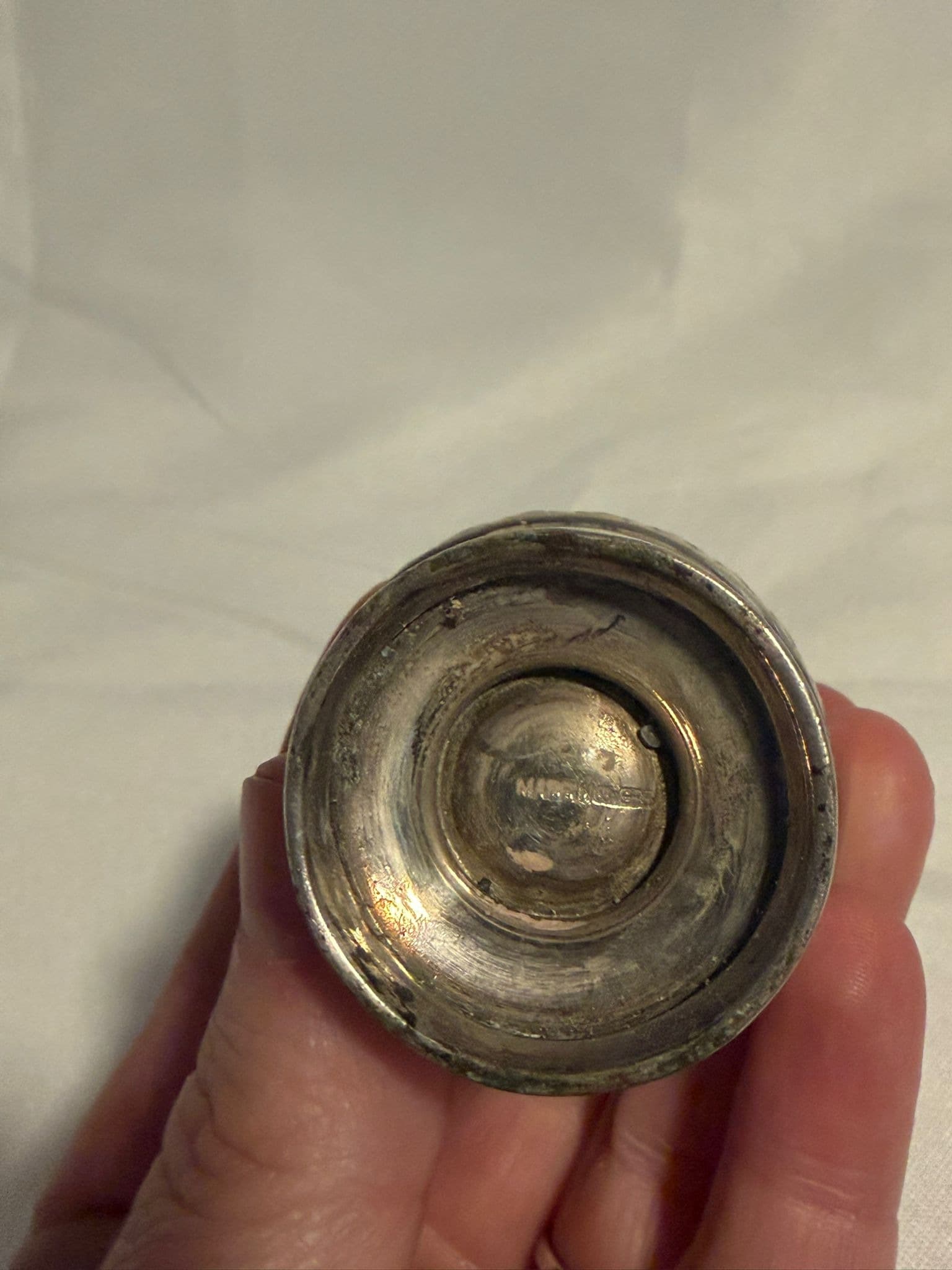 Vintage Silver Plated Shaker Decorative Baluster Form — photo 4 of 7