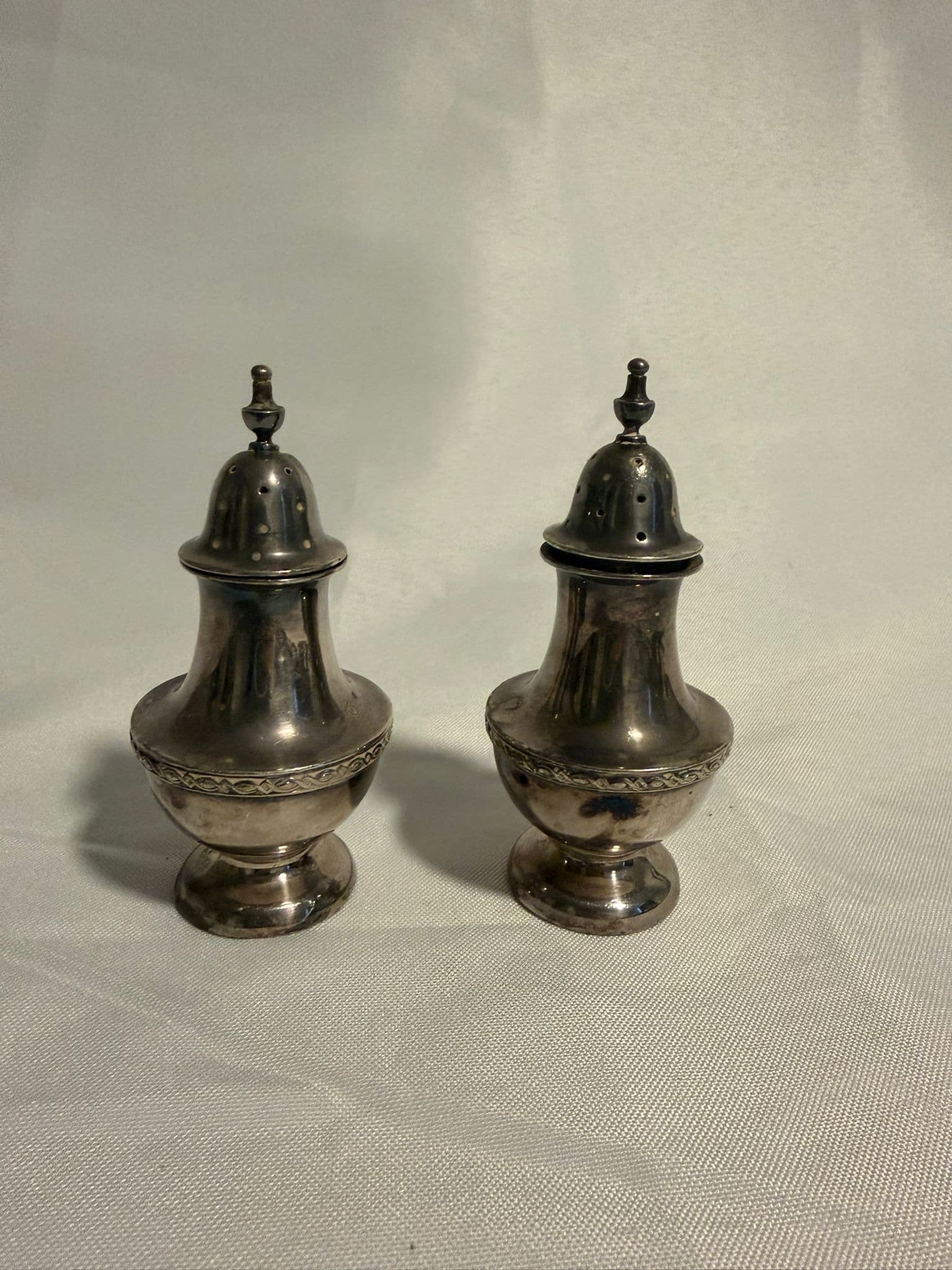 Vintage Silver Plated Shaker Decorative Baluster Form — photo 5 of 7