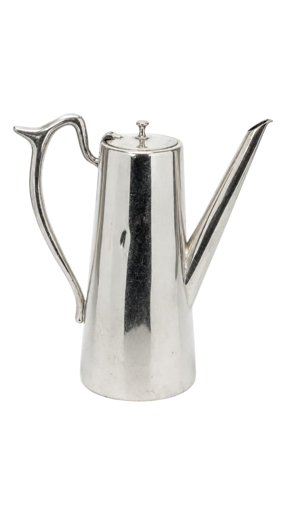 Vintage Silver Plated Tapered Coffee Pot - Elegant Mid-Century Style — photo 1 of 12