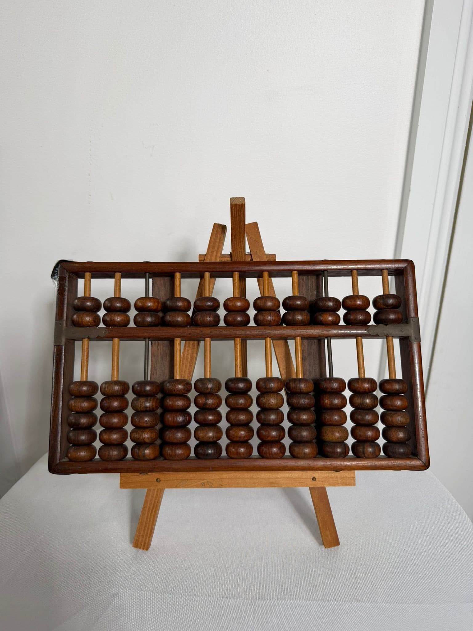 Vintage Wooden Abacus Counting Frame Calculator — photo 6 of 9