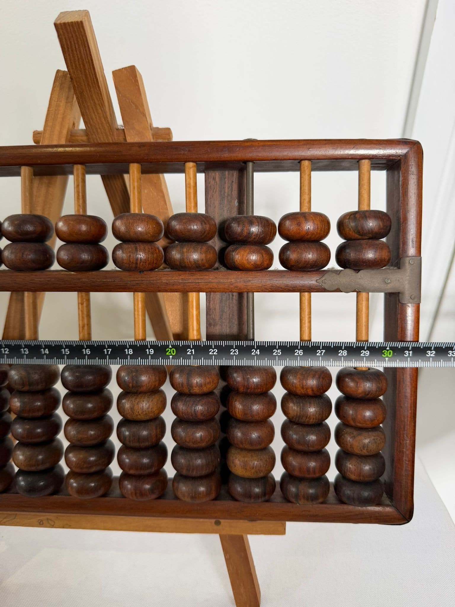 Vintage Wooden Abacus Counting Frame Calculator — photo 9 of 9