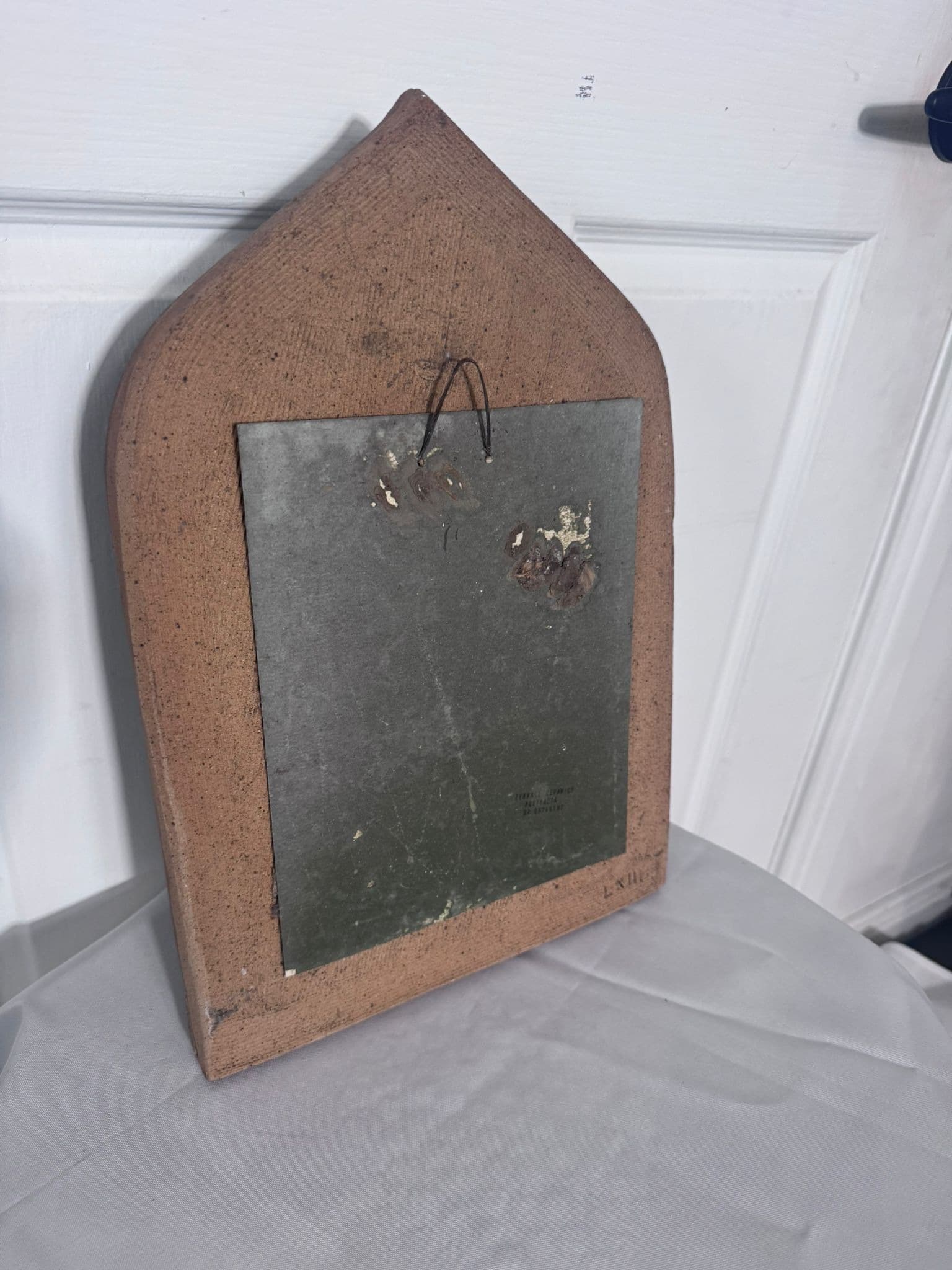Vintage Zenkall Ceramics Australia Female Face Relief Wall Plaque — photo 9 of 11