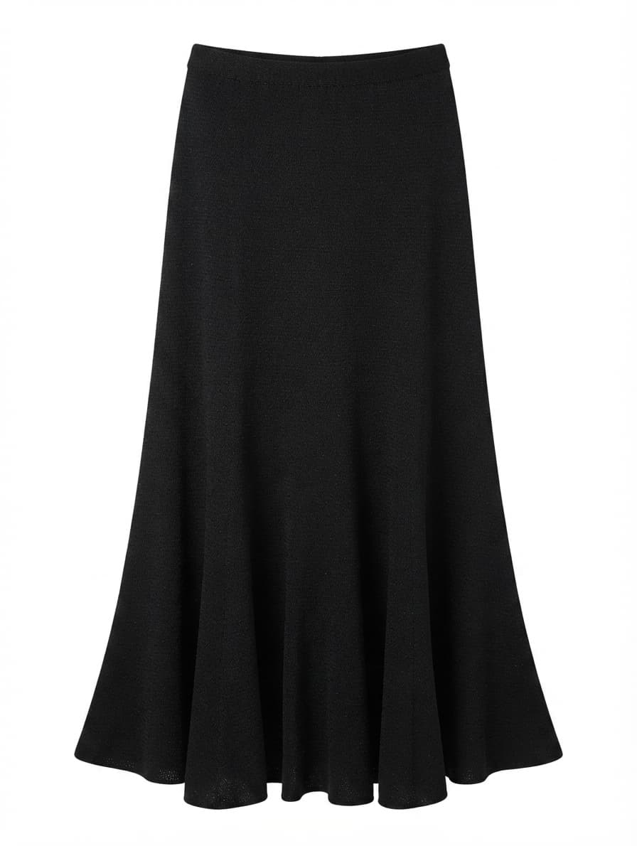 Vivian Chan Shaw Knit Maxi Skirt Black — photo 1 of 6