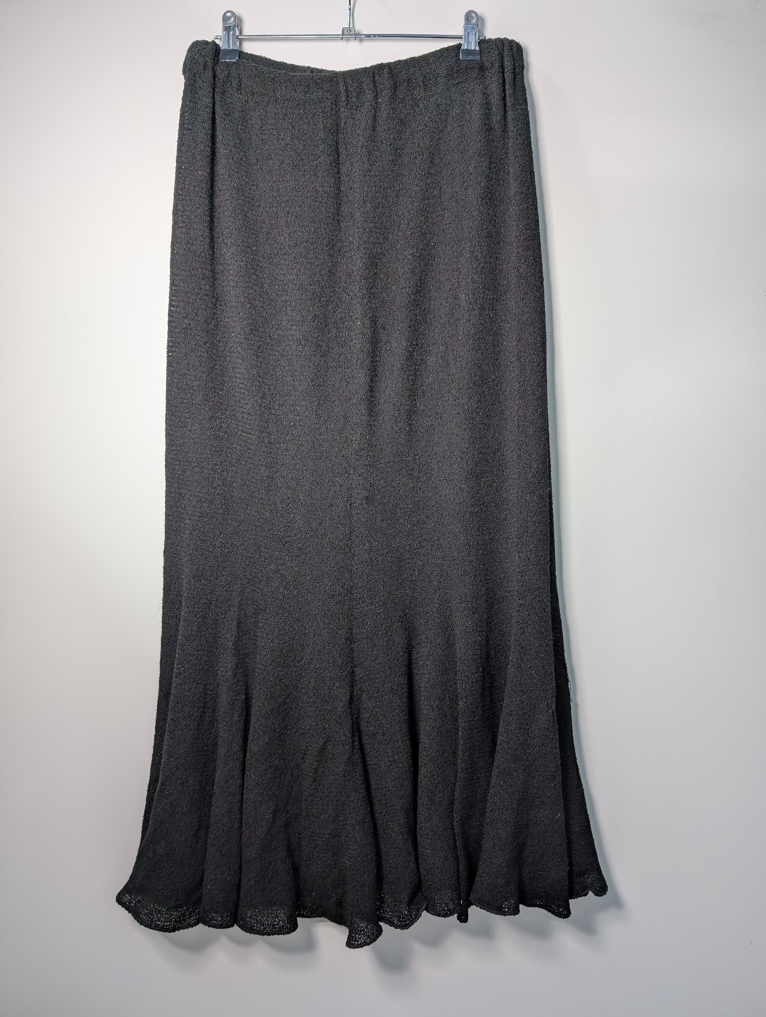 Vivian Chan Shaw Knit Maxi Skirt Black — photo 3 of 6