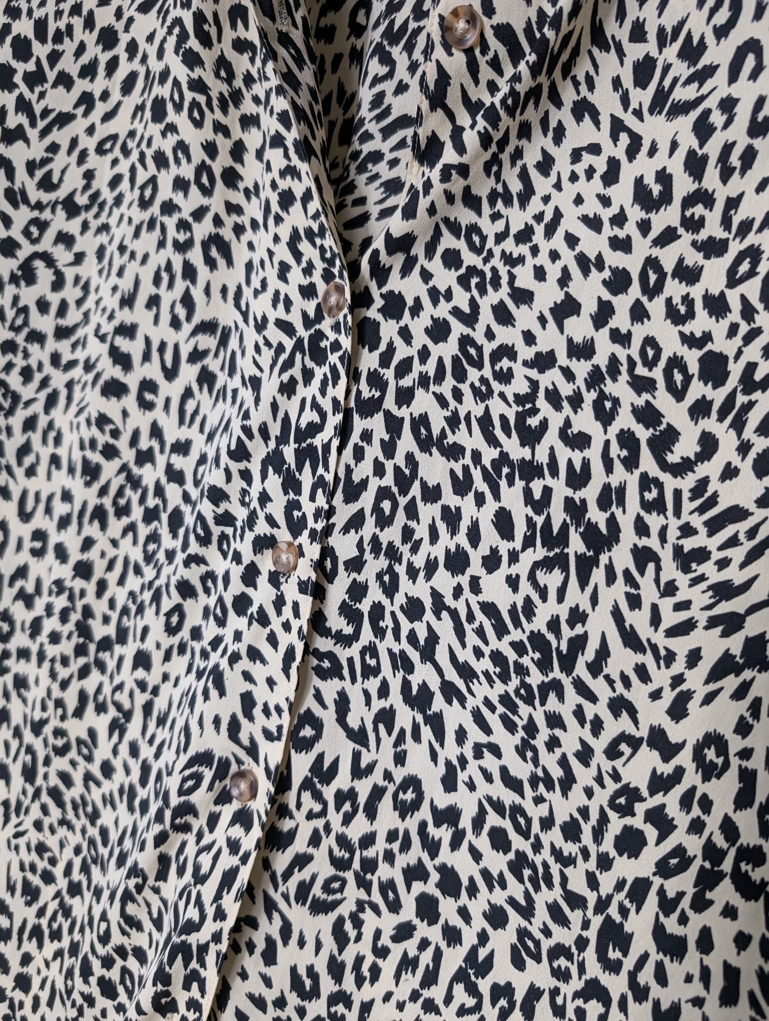 Volcom Corpo Class Leopard Print Shirt Dress Size S — photo 2 of 7