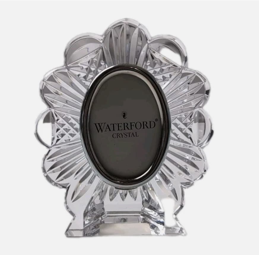 Waterford Crystal Lismore Oval Picture Frame - Signature Cut Crystal — photo 1 of 9