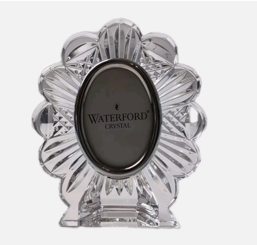 Waterford Crystal Lismore Oval Picture Frame - Signature Cut Crystal — photo 2 of 9