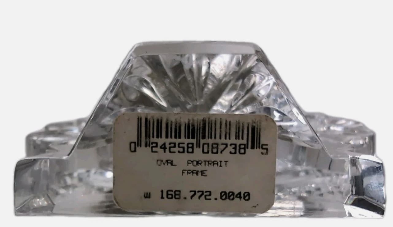 Waterford Crystal Lismore Oval Picture Frame - Signature Cut Crystal — photo 8 of 9