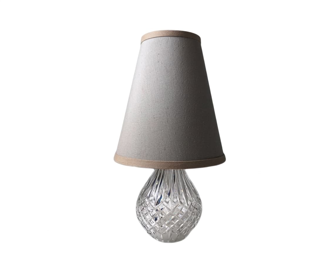 Waterford Crystal Lismore Table Lamp - Vintage Faceted Cut Crystal Base — photo 1 of 9