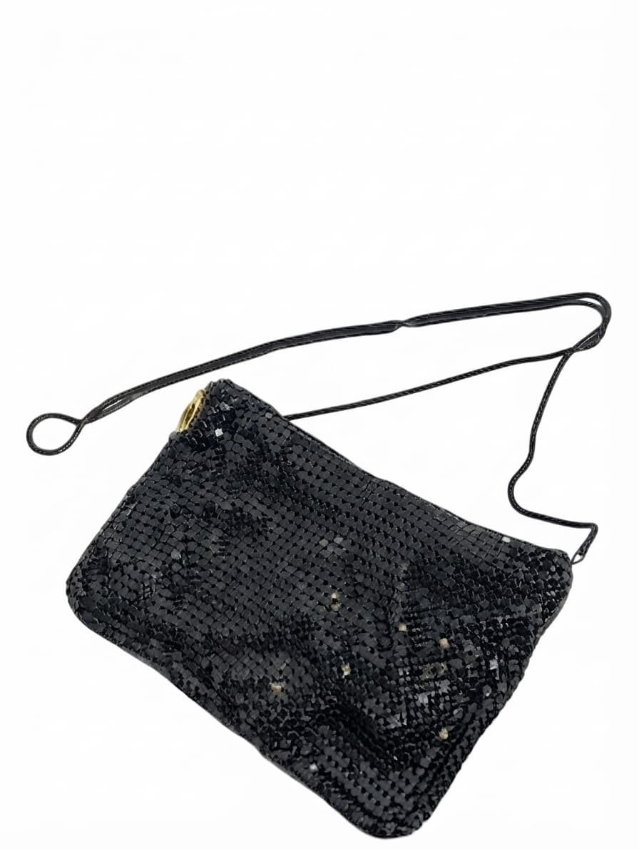 Whiting & Davis Mesh Crossbody Bag Black — photo 2 of 4