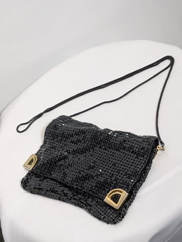 Whiting & Davis Mesh Crossbody Bag Black — photo 1 of 4