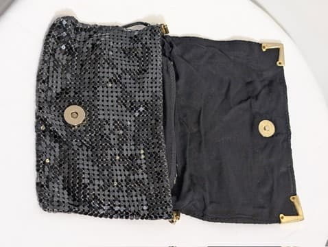Whiting & Davis Mesh Crossbody Bag Black — photo 3 of 4