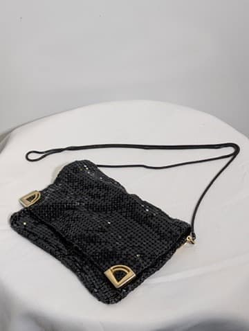 Whiting & Davis Mesh Crossbody Bag Black — photo 4 of 4