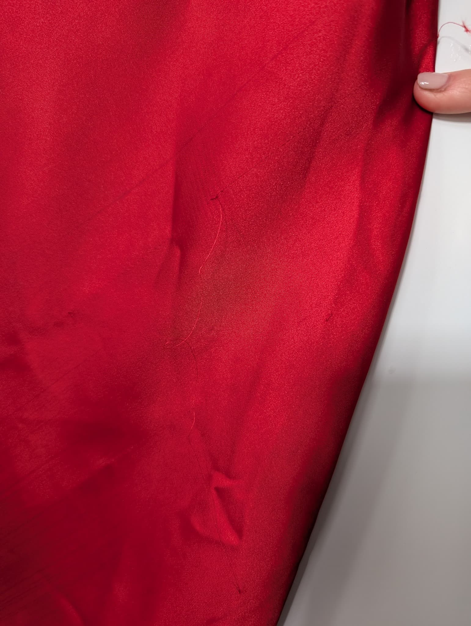 Whyte Valentyne Satin Cowl Neck Midi Slip Dress Red Size 6 — photo 3 of 6