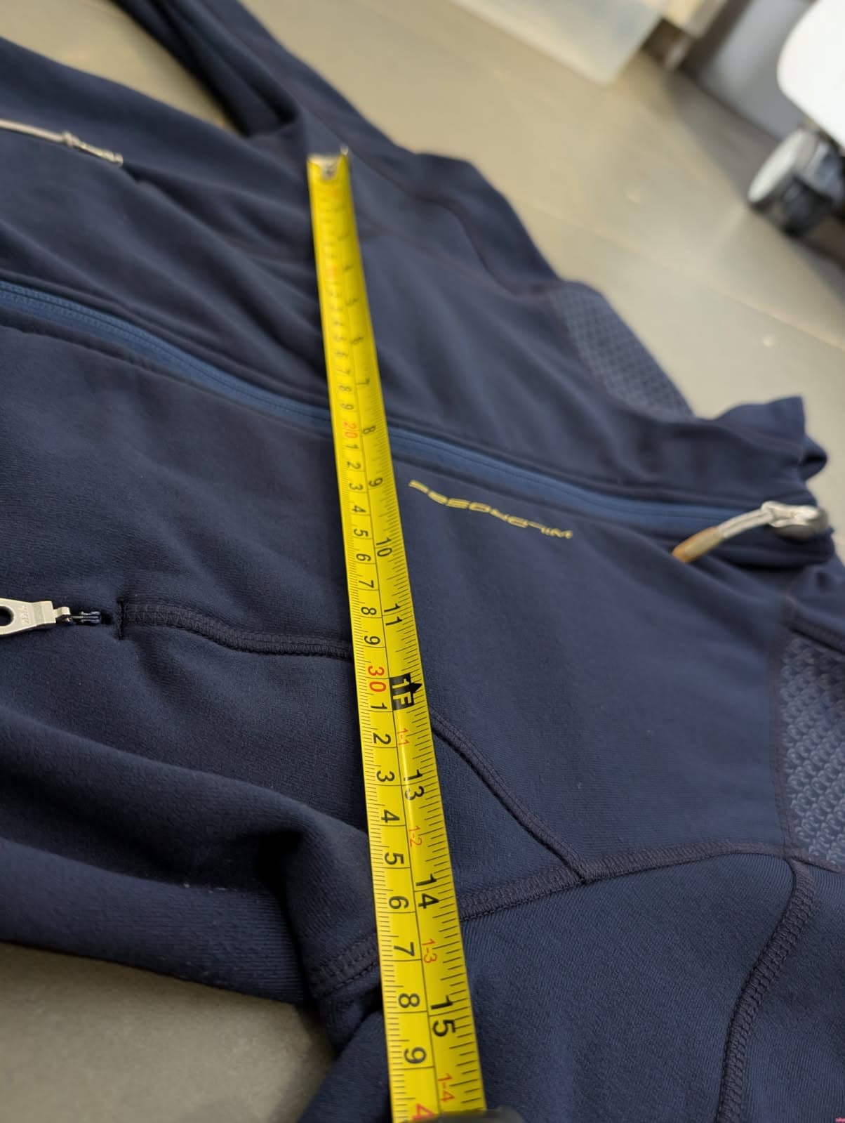 Wild Roses Women's Technical Polartec Fleece Jacket - Navy Blue — photo 6 of 10