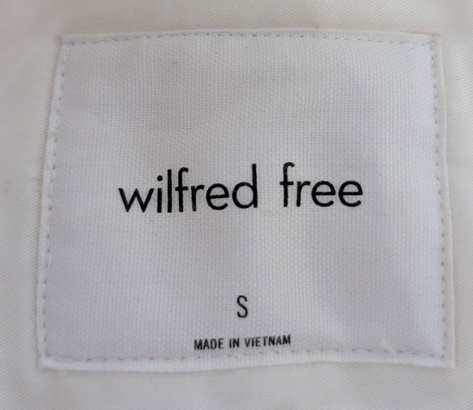 Wilfred Free Teddy Shacket - Cream Sherpa Faux Fur Jacket Size S — photo 4 of 6