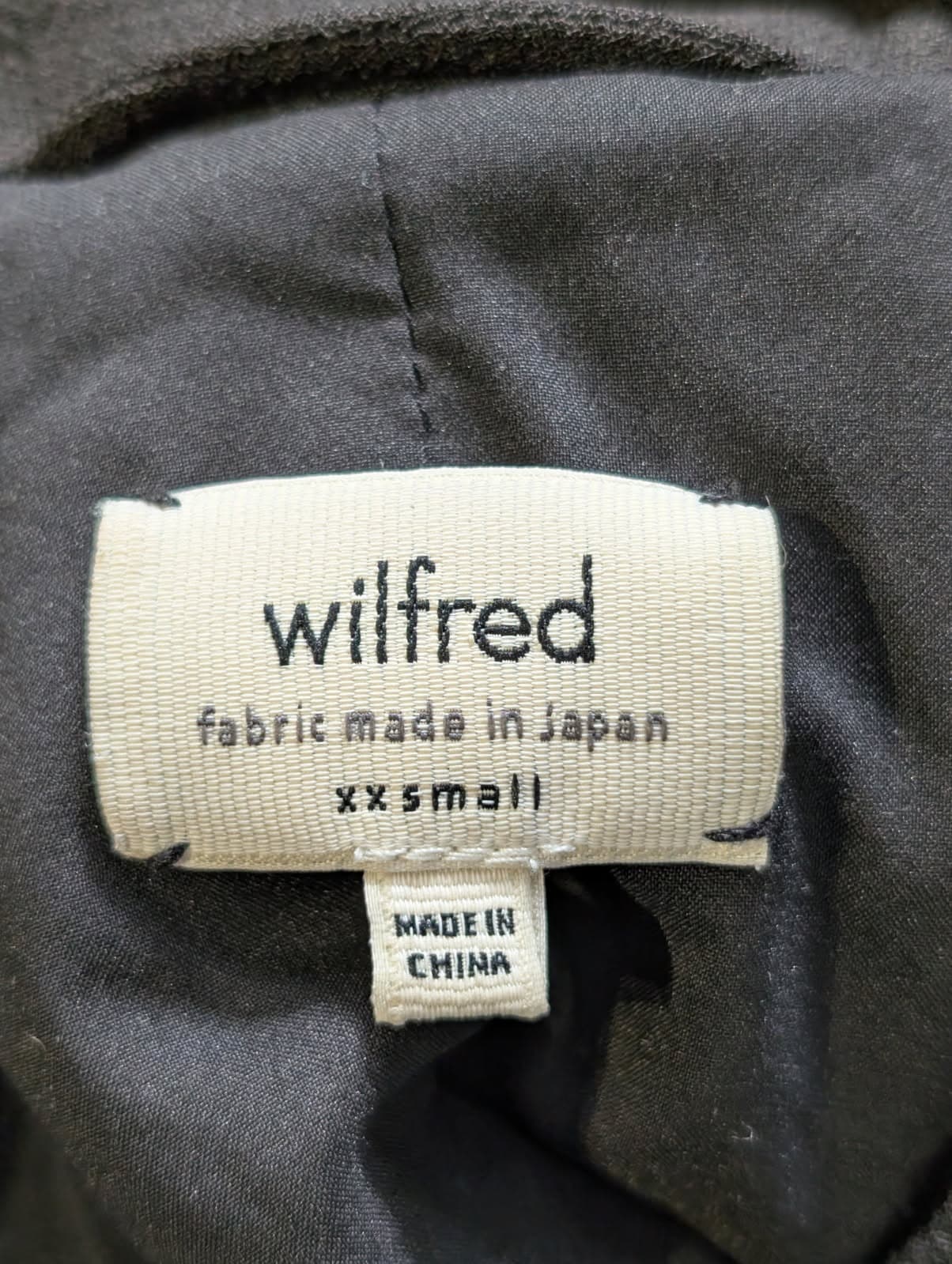 Wilfred Moto Jacket Black Zip Detail Women's XXS — photo 5 of 5