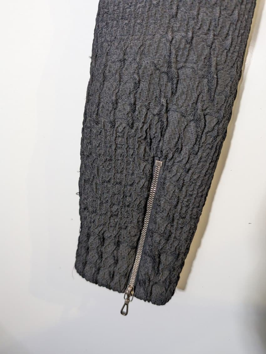Willow Textured Cropped Biker Jacket - Black Women's Size 8 — photo 8 of 10