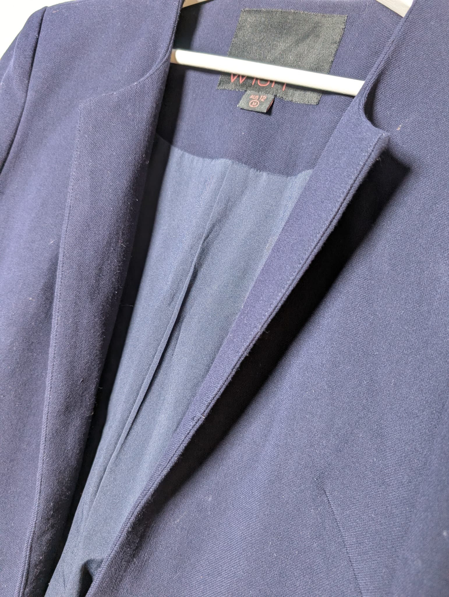 Wish Open Front Blazer Navy Blue Size 12 — photo 3 of 7