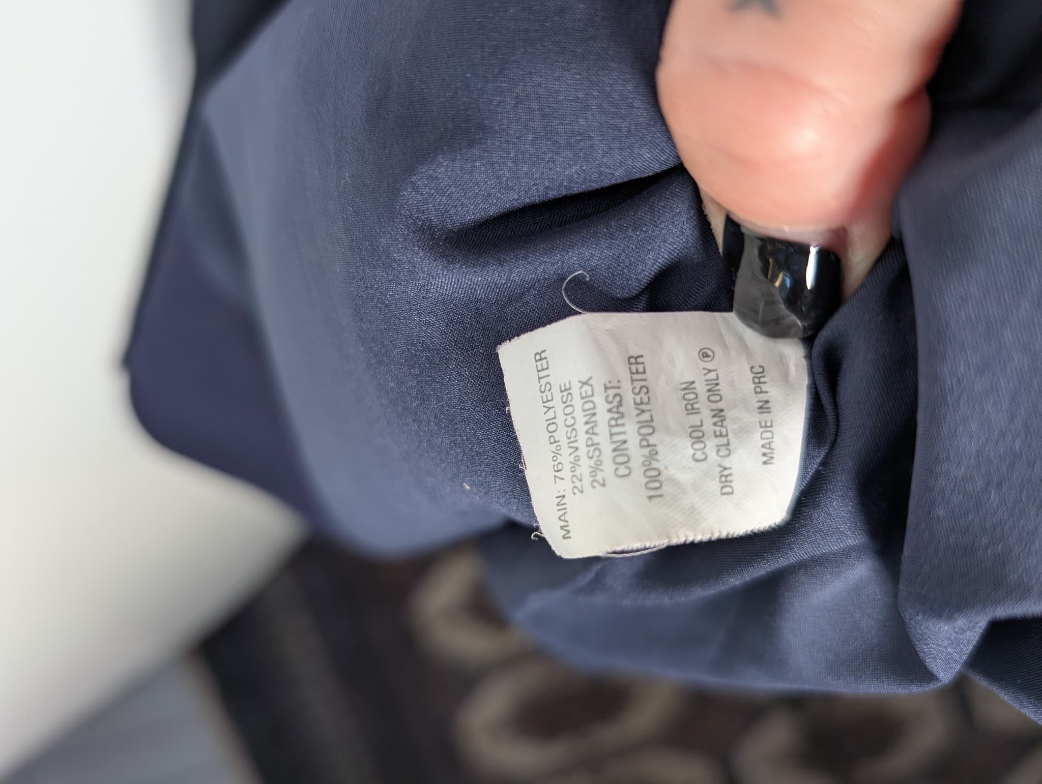 Wish Open Front Blazer Navy Blue Size 12 — photo 7 of 7