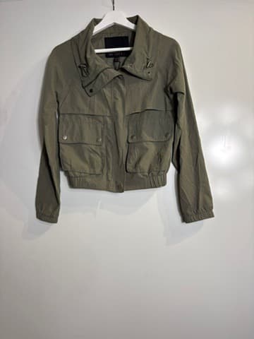 Wish Utility Bomber Jacket Olive Green Women's XS — photo 5 of 5
