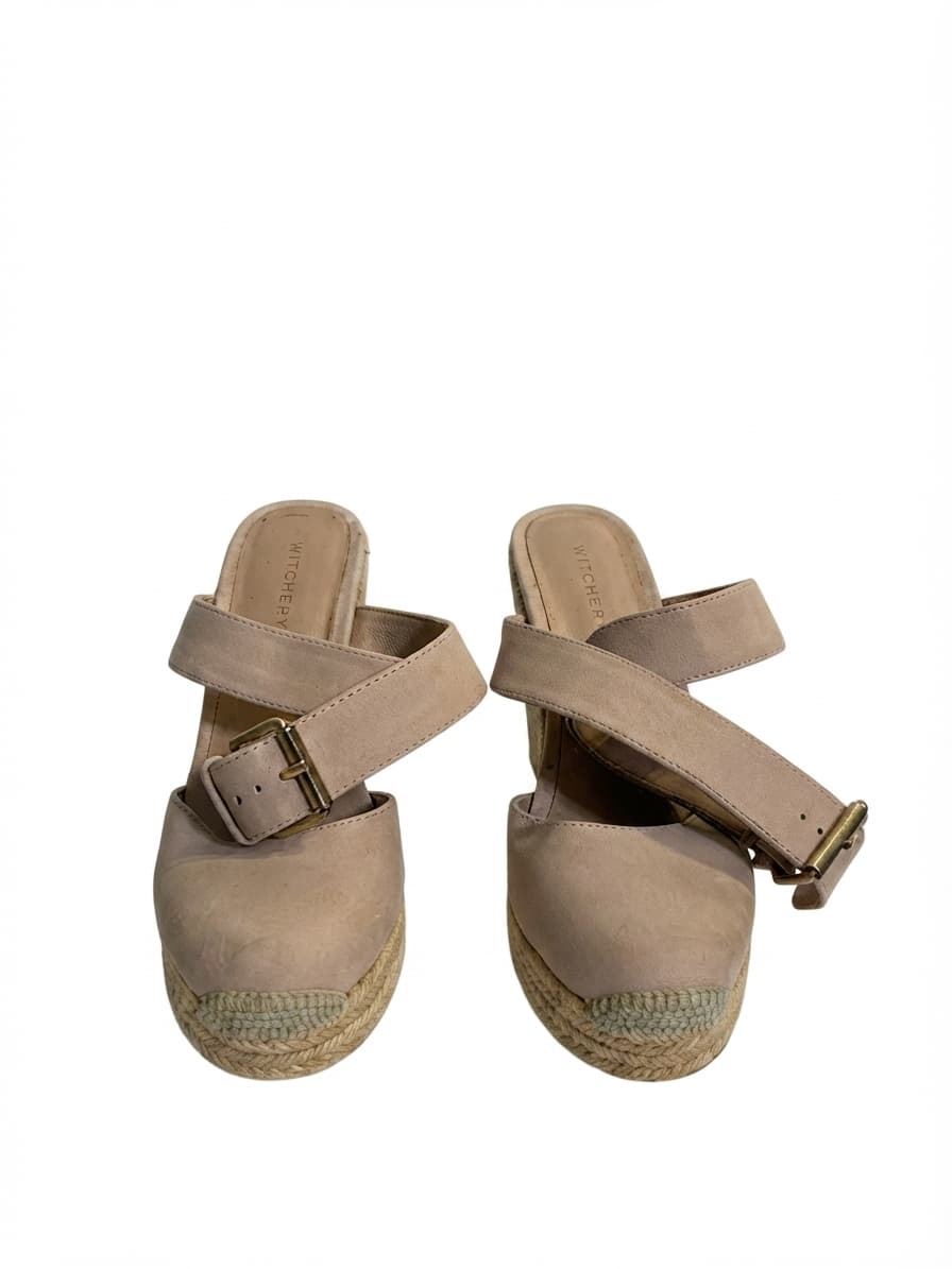 Witchery Espadrille Wedge Sandals Nude Suede EU 38 — photo 1 of 4