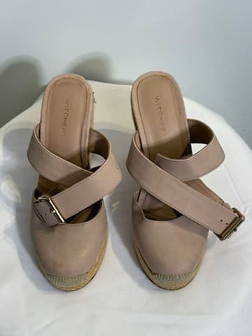 Witchery Espadrille Wedge Sandals Nude Suede EU 38 — photo 4 of 4