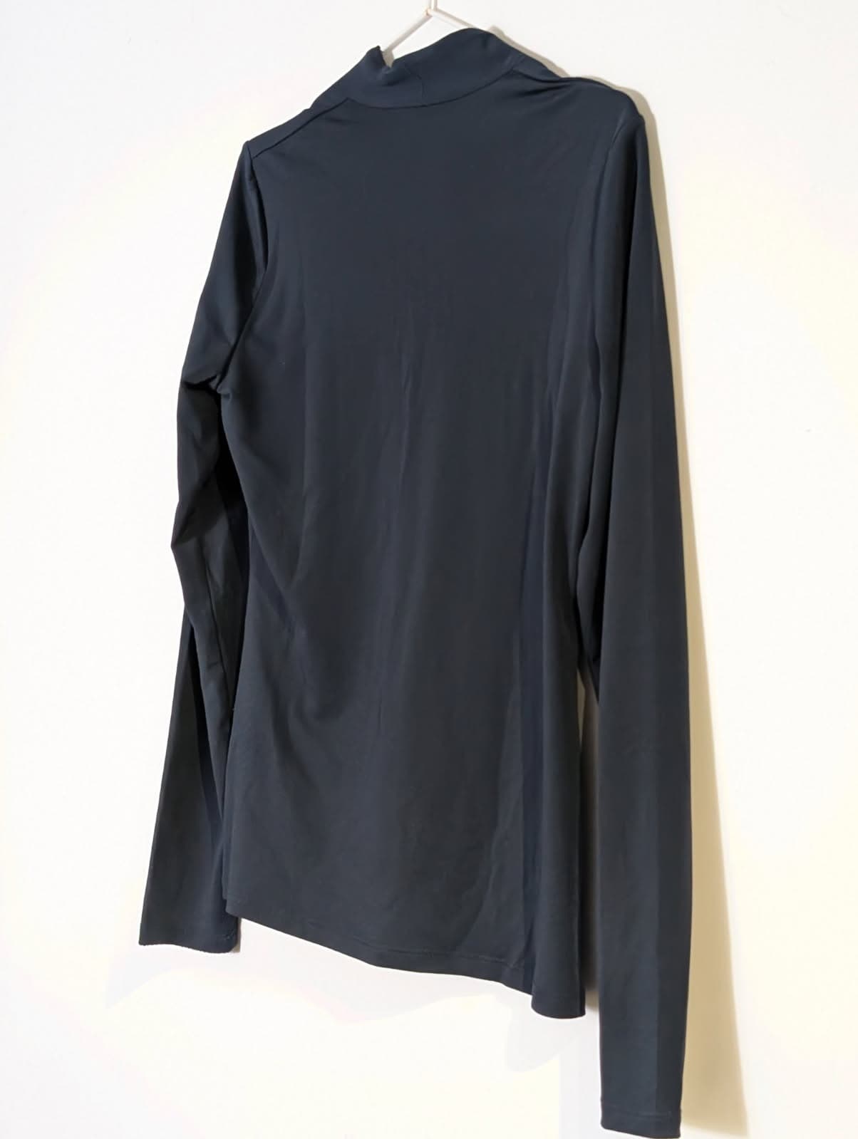 Witchery Women's Long Sleeve V-Neck Top - Dark Grey Size XS — photo 3 of 8