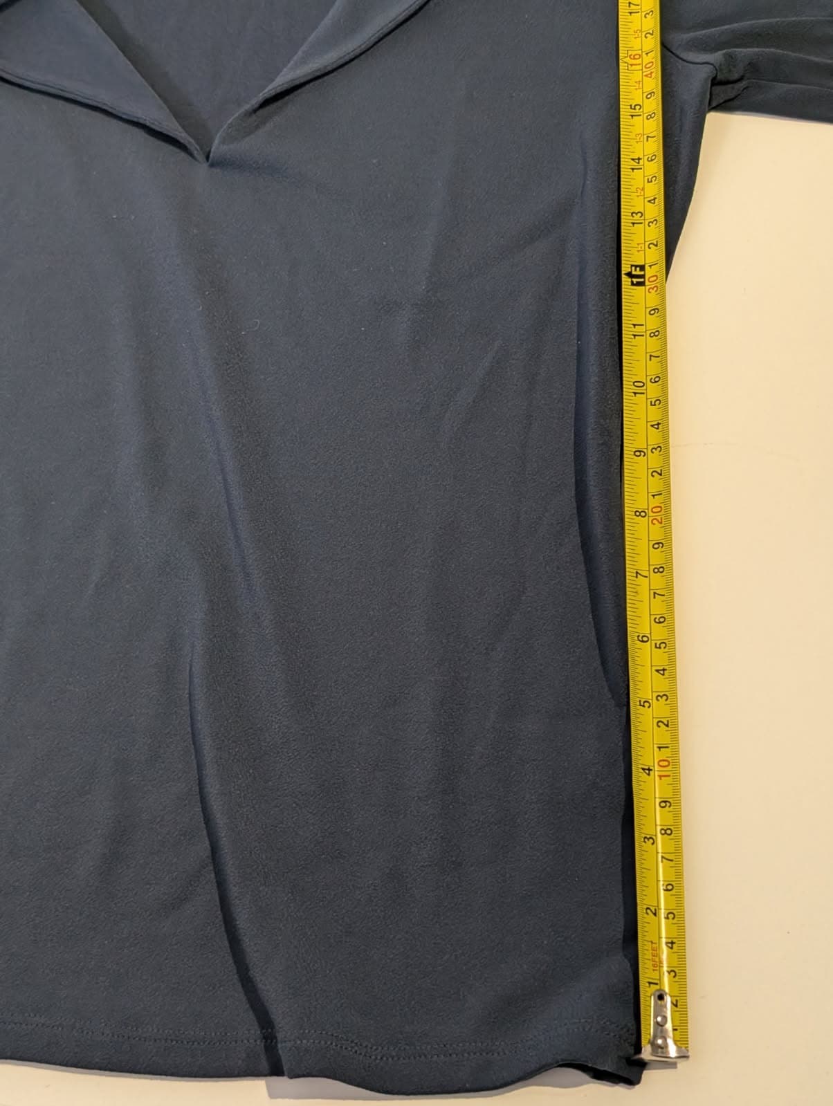 Witchery Women's Long Sleeve V-Neck Top - Dark Grey Size XS — photo 8 of 8