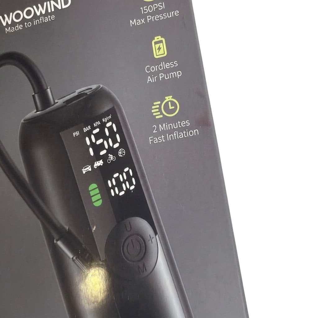 Woowind LP1 Portable Smart Tire Inflator - Cordless Electric Air Pump — photo 1 of 6