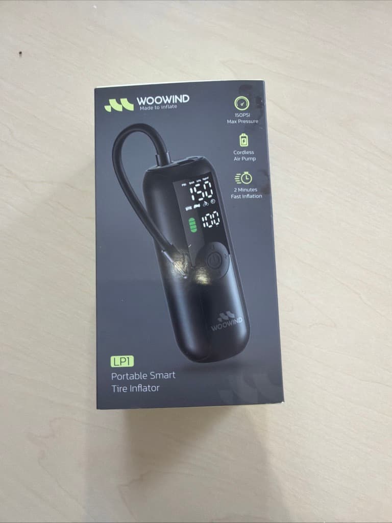 Woowind LP1 Portable Smart Tire Inflator - Cordless Electric Air Pump — photo 2 of 6